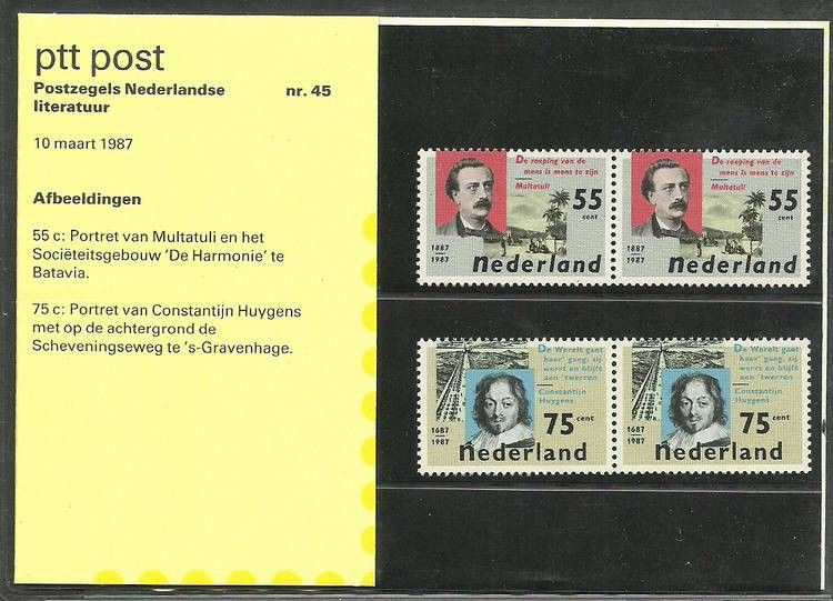 Znaczek Holandia 1987 Mi 1313-1314 Czyste **