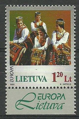 Znaczek Litwa 1998 Mi 664 Czyste **