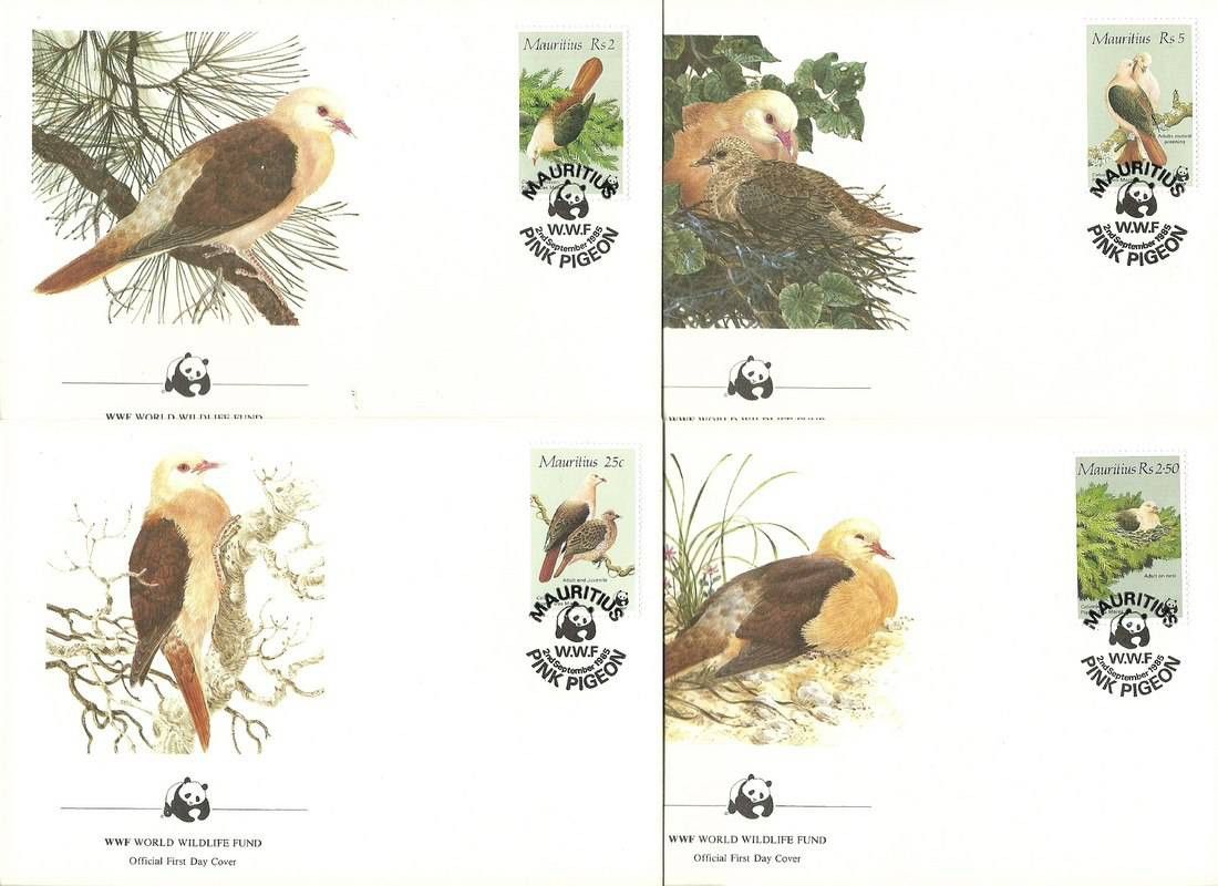 Znaczek Mauritius 1985 Mi 609-612 FDC