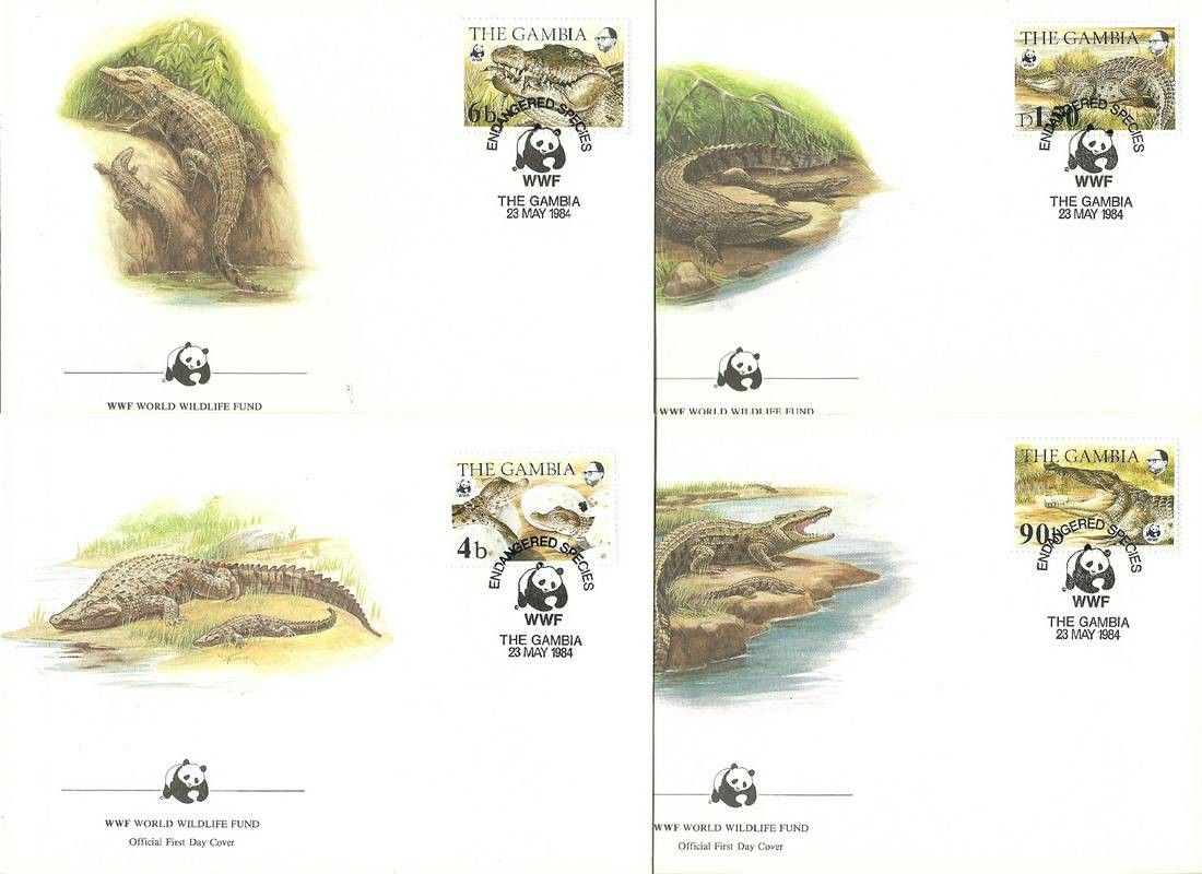 Znaczek Gambia 1984 Mi 517-520 FDC