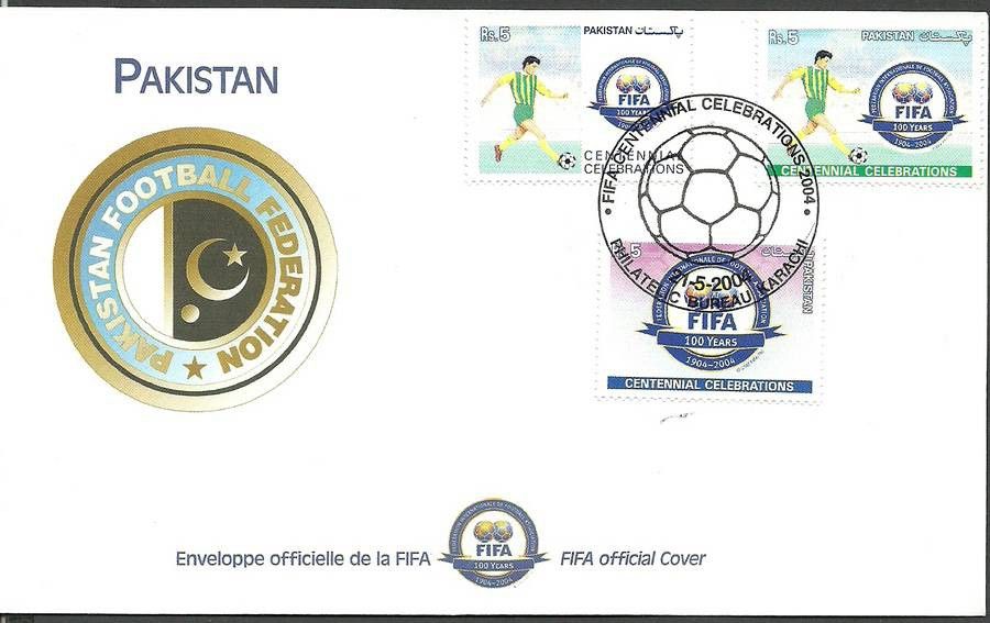 Znaczek Pakistan 2004 Mi 1209-1211 FDC