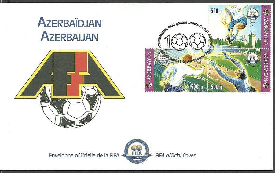 Znaczek Azerbejdżan 2004 Mi 581-583 FDC