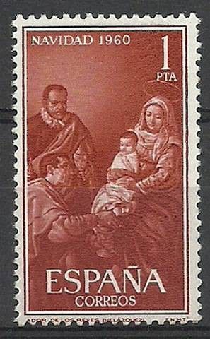 Znaczek Hiszpania 1960 Mi 1220 Czyste **