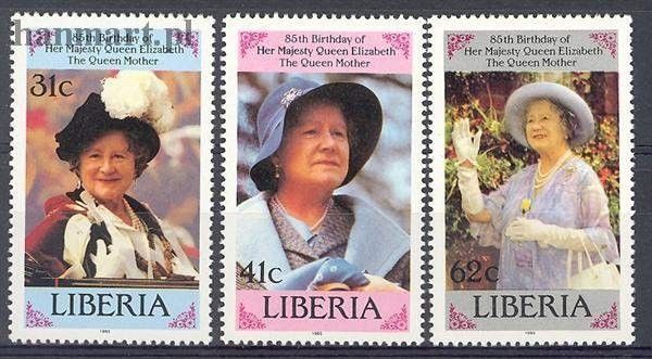 Znaczek Liberia 1985 Mi 1343-1345 Czyste **