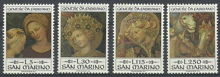 Znaczek San Marino 1973 Mi 1055-1058 Czyste **
