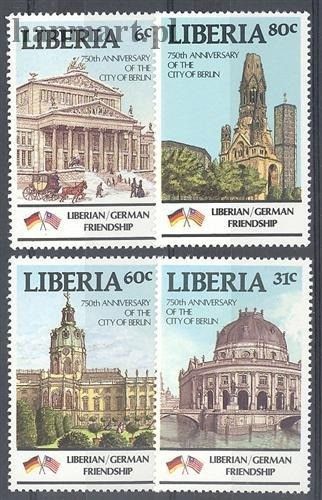 Znaczek Liberia 1987 Mi 1361-1364 Czyste **