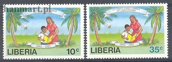 Znaczek Liberia 1988 Mi 1406-1407 Czyste **