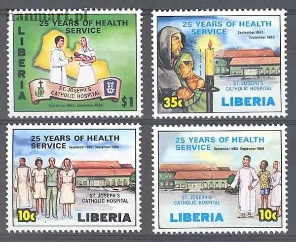 Znaczek Liberia 1988 Mi 1420-1423 Czyste **