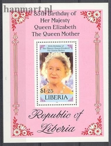Znaczek Liberia 1985 Mi bl 111 Czyste **