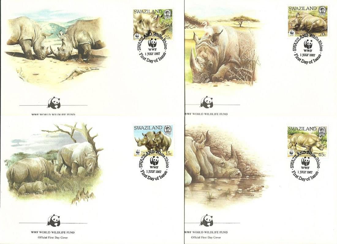 Znaczek Suazi 1987 Mi 528-531 FDC