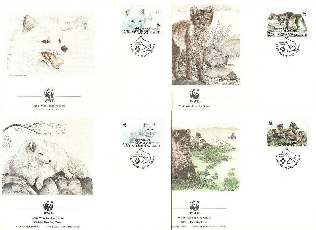 Znaczek Finlandia 1993 Mi 1202-1205 FDC
