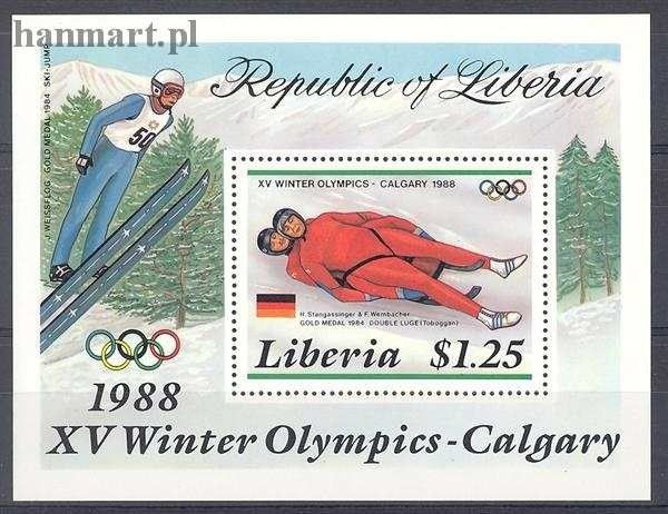 Znaczek Liberia 1987 Mi bl 112 Czyste **