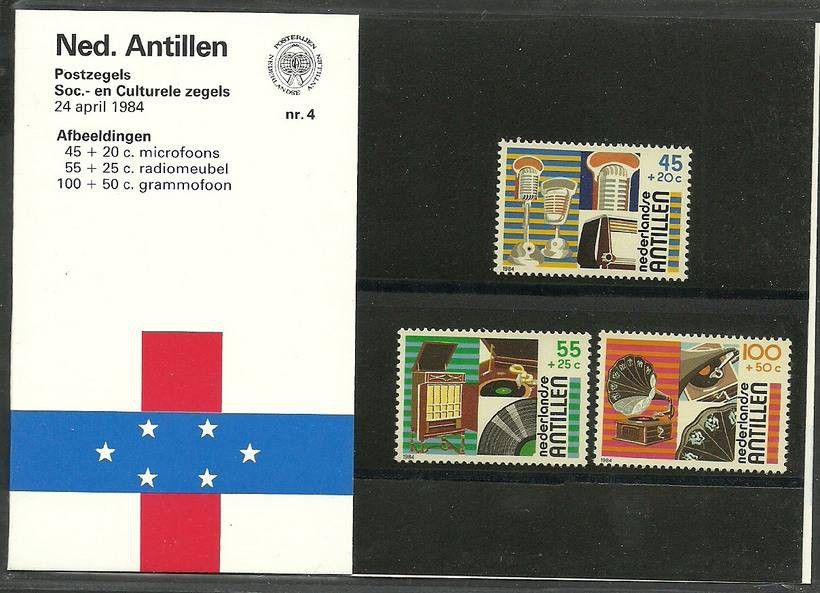 Znaczek Antyle Holenderskie 1984 Mi 524-526 Czyste **
