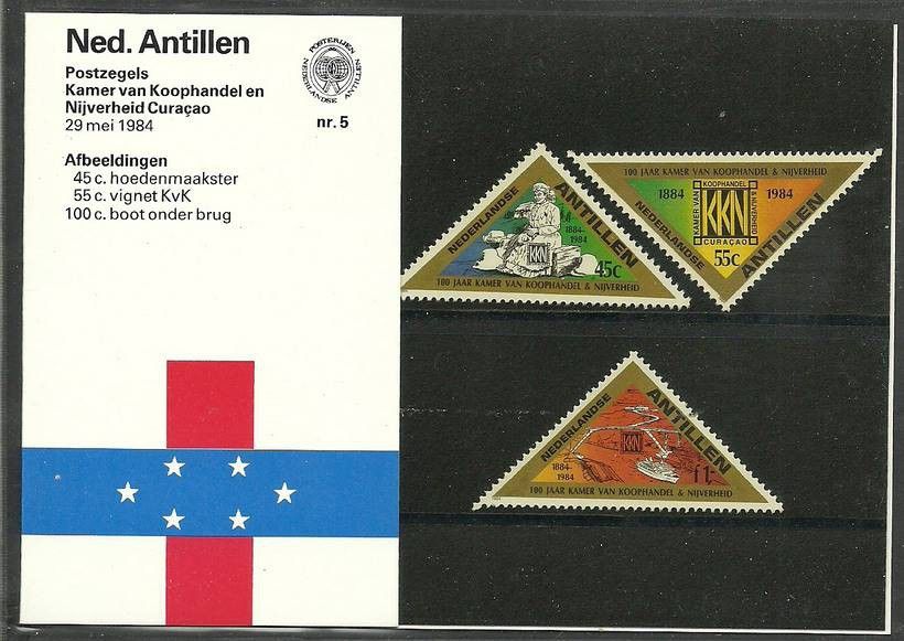Znaczek Antyle Holenderskie 1984 Mi 527-529 Czyste **