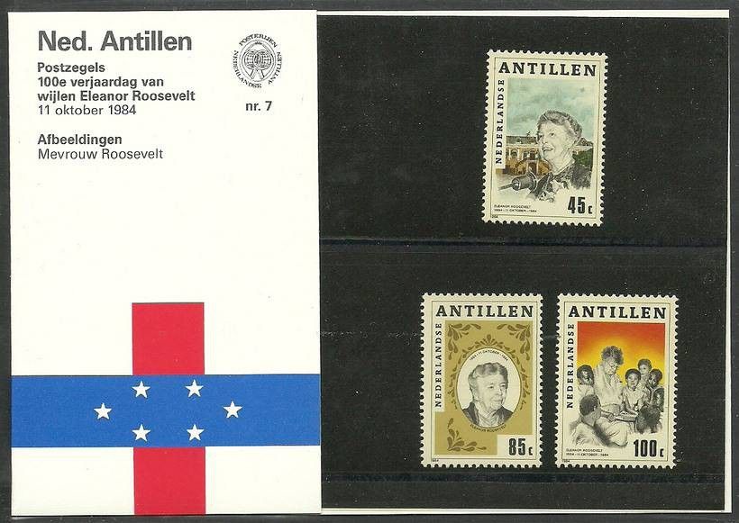 Znaczek Antyle Holenderskie 1984 Mi 539-541 Czyste **
