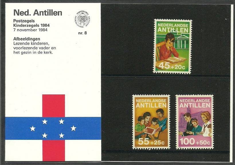 Znaczek Antyle Holenderskie 1984 Mi 542-544 Czyste **