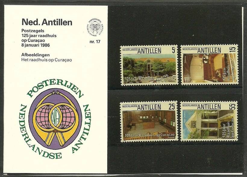 Znaczek Antyle Holenderskie 1986 Mi 578-581 Czyste **