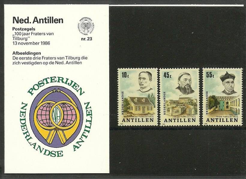 Znaczek Antyle Holenderskie 1986 Mi 600-602 Czyste **