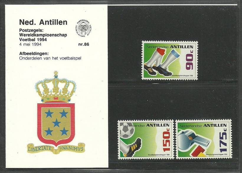 Znaczek Antyle Holenderskie 1994 Mi 806-808 Czyste **