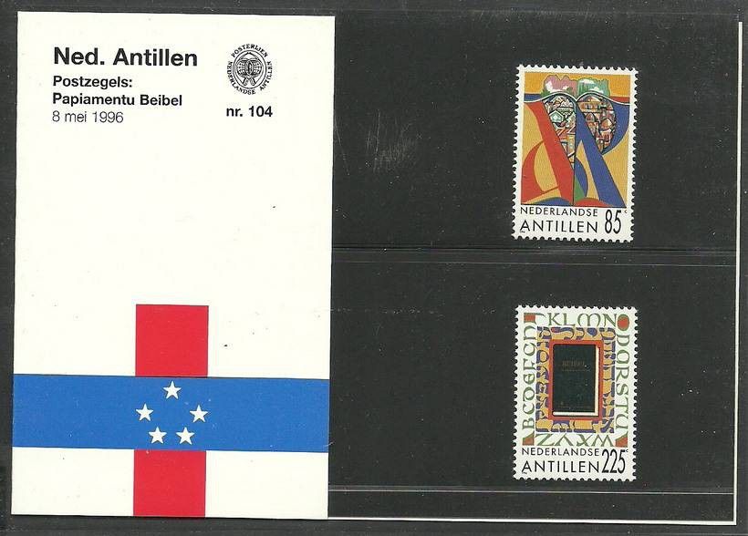 Znaczek Antyle Holenderskie 1996 Mi 864-865 Czyste **