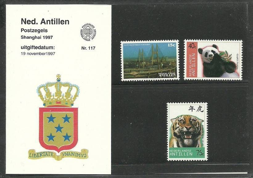 Znaczek Antyle Holenderskie 1997 Mi 937-939 Czyste **