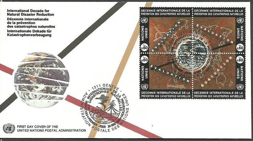 Znaczek Narody Zjednoczone Genewa 1994 Mi 250-253 FDC