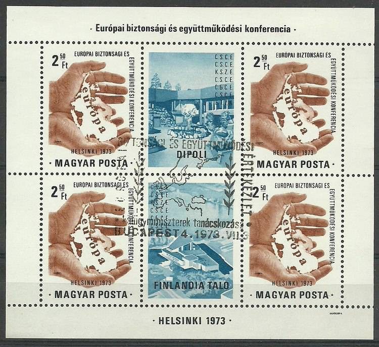Znaczek Węgry 1973 Mi bl 99 Stemplowane
