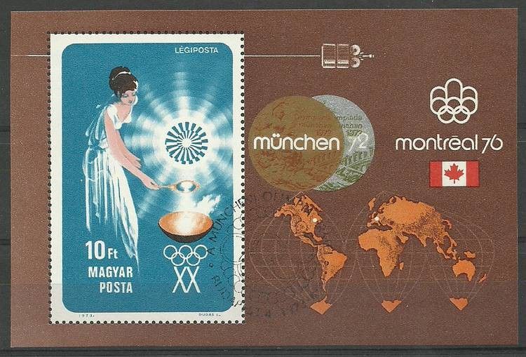 Znaczek Węgry 1973 Mi bl 96 Stemplowane