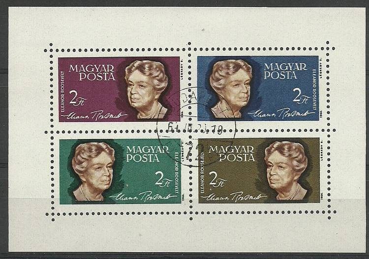 Znaczek Węgry 1964 Mi bl 41 Stemplowane