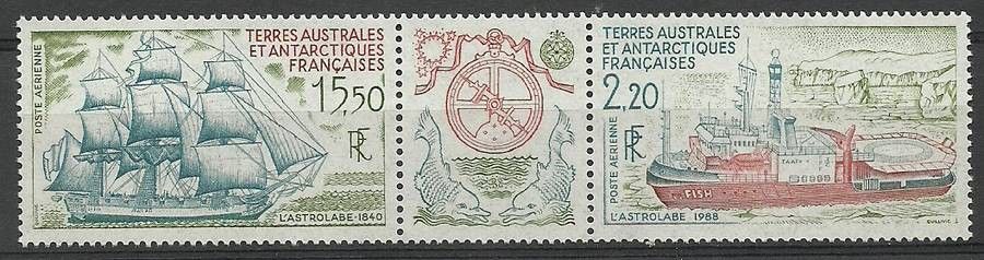 Znaczek TAAF 1990 Mi 268-269 Czyste **