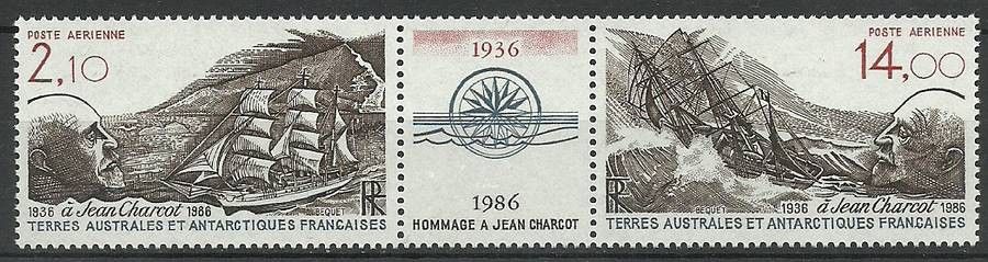 Znaczek TAAF 1986 Mi 216-217 Czyste **
