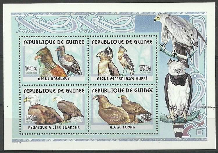 Znaczek Gwinea 2001 Mi ark 3430-3433 Czyste **