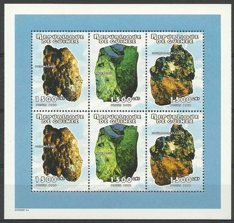 Znaczek Gwinea 1998 Mi ark 1858-1860II Czyste **