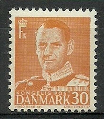 Znaczek Dania 1948 Mi 308II Czyste **