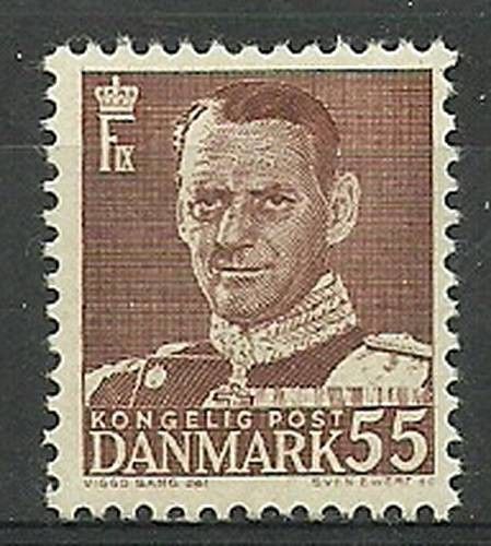 Znaczek Dania 1951 Mi 315 Z podlepką *