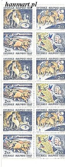 Znaczek Szwecja 1987 Mi mh 126 Czyste **