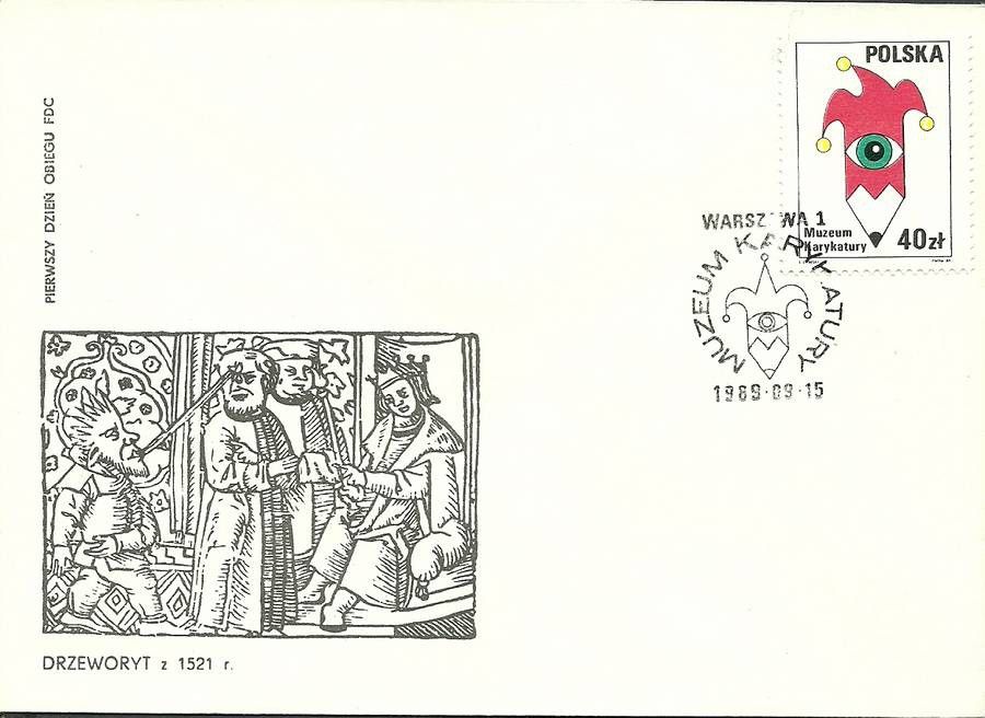 Znaczek Polska 1989 Mi 3220 FDC