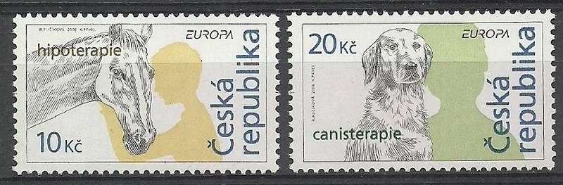 Znaczek Czechy 2006 Mi 472-473 Czyste **