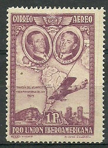 Znaczek Hiszpania 1930 Mi 560b Z podlepką *