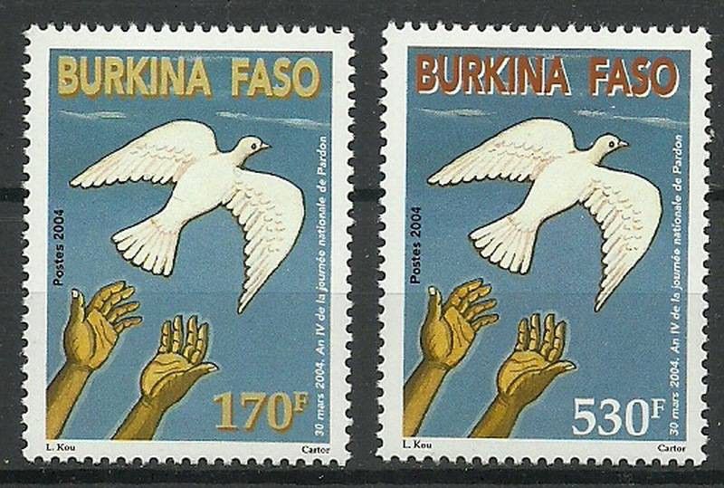 Znaczek Burkina Faso 2004 Mi 1869-1870 Czyste **