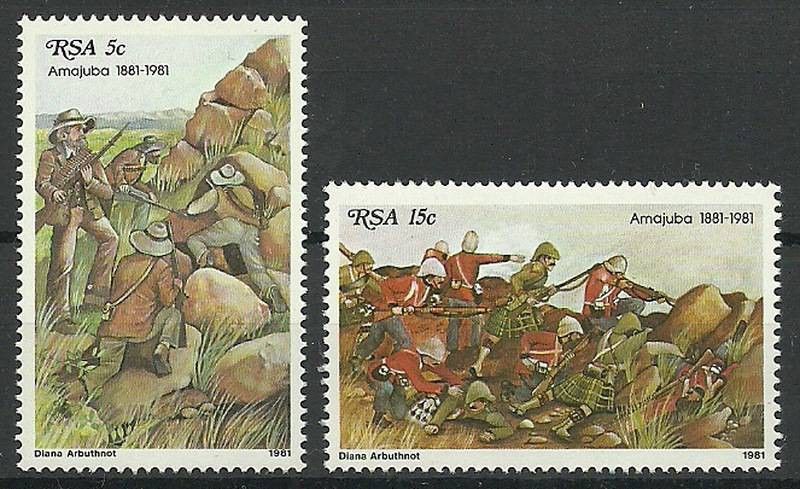 Znaczek Republika Południowej Afryki 1981 Mi 581-582 Czyste **