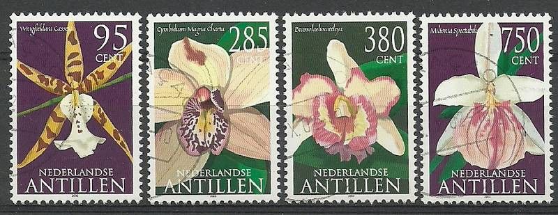 Znaczek Antyle Holenderskie 2002 Mi 1155-1158 Stemplowane