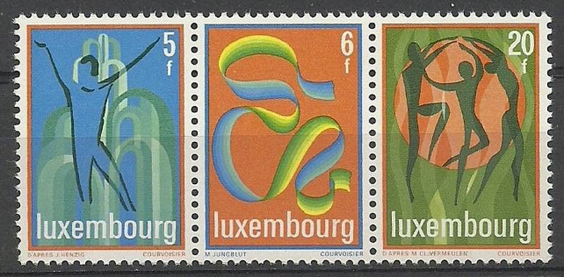 Znaczek Luksemburg 1978 Mi 964-966 Czyste **