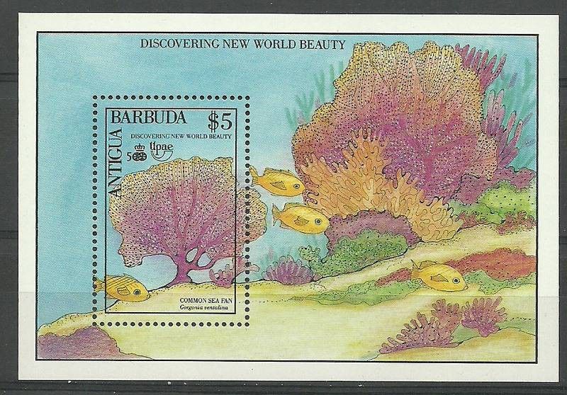 Znaczek Antigua i Barbuda 1990 Mi bl 174 Czyste **