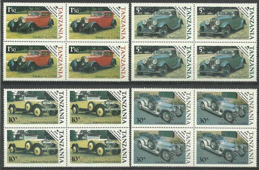 Znaczek Tanzania 1986 Mi 309-312 Czyste **