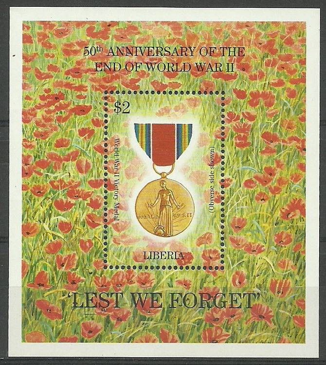 Znaczek Liberia 1995 Mi bl 139 Czyste **