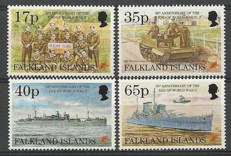 Znaczek Falklandy 1995 Mi 644-647 Czyste **