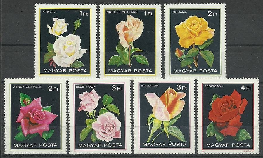 Znaczek Węgry 1982 Mi 3548-3554 Czyste **