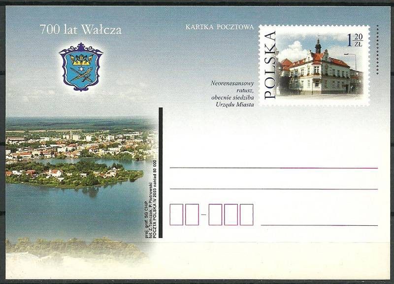 Znaczek Polska 2003 Fi 1305 Całostka pocztowa