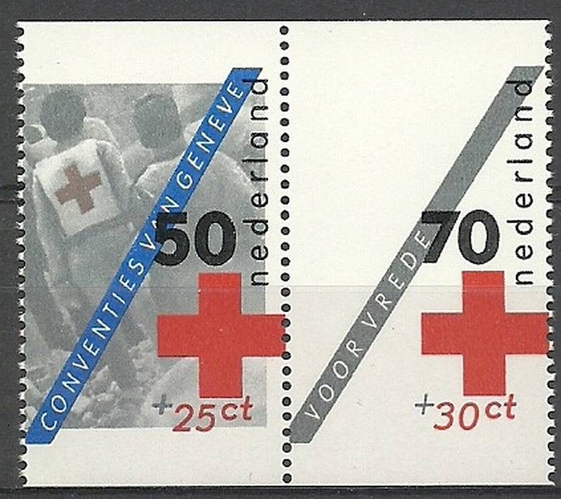 Znaczek Holandia 1983 Mi 1236C+1239C Czyste **